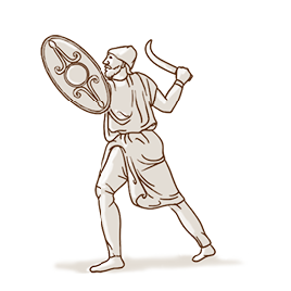 Illustration of a northern Dacian